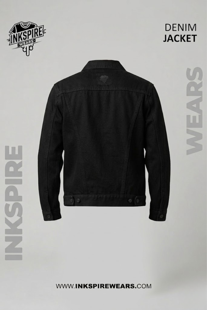 Basic Black Denim Jacket