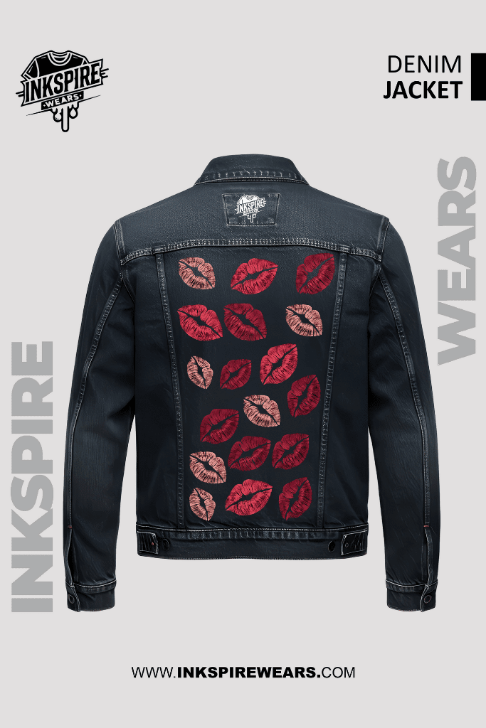 Love Marks Black Denim Jacket