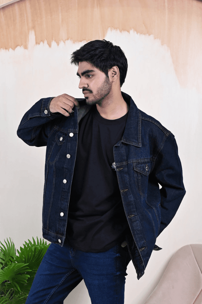 Faith Over Fear Denim Jacket
