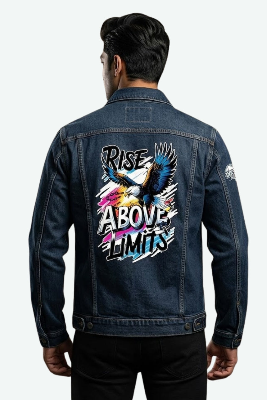 Rise Above Limits Denim Jacket