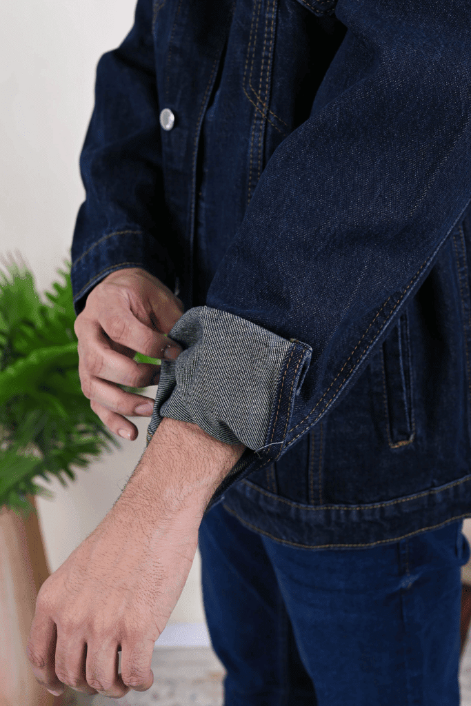 Faith Over Fear Denim Jacket