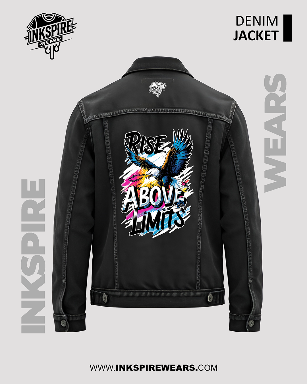 Rise Above Limits Denim Jacket