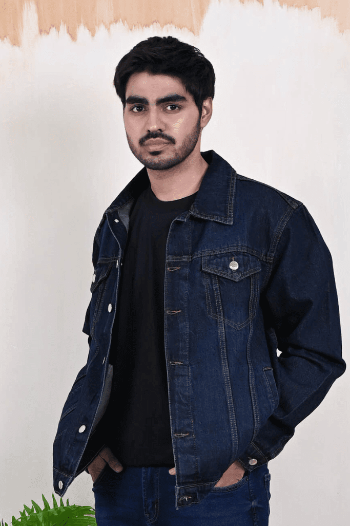 Faith Over Fear Denim Jacket