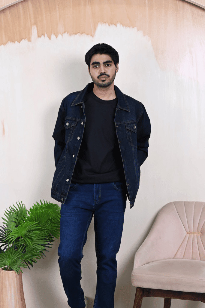 Faith Over Fear Denim Jacket
