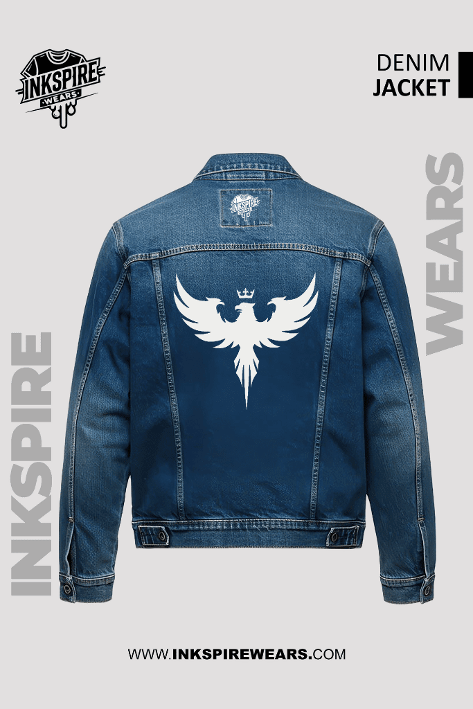 Crowned Hawk Denim Jacket